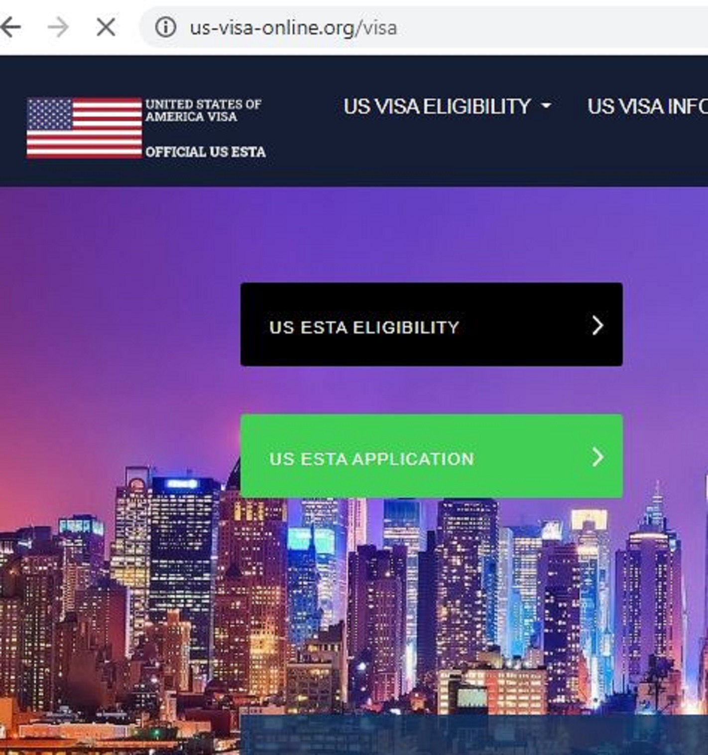 FOR SAUDI AND MIDDLE EAST CITIZENS - United States American ESTA Visa Service Online...