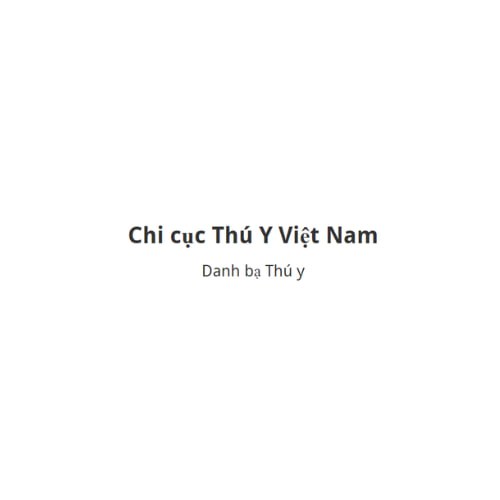 Chi cuc Thu Y Viet Nam