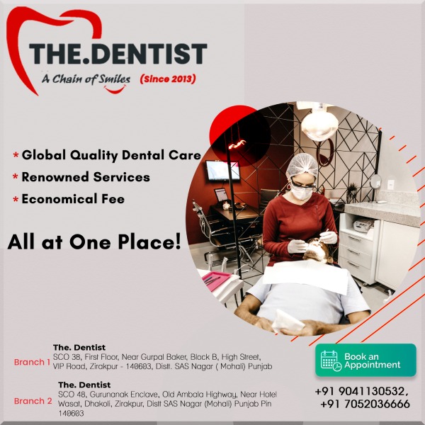 best dentist dr. in vip road zirakpur