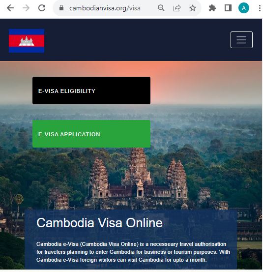 FOR AMERICAN AND MIDDLE EASTERN CITIZENS - CAMBODIA Easy and Simple Cambodian Visa - Cambodian Visa Application Center