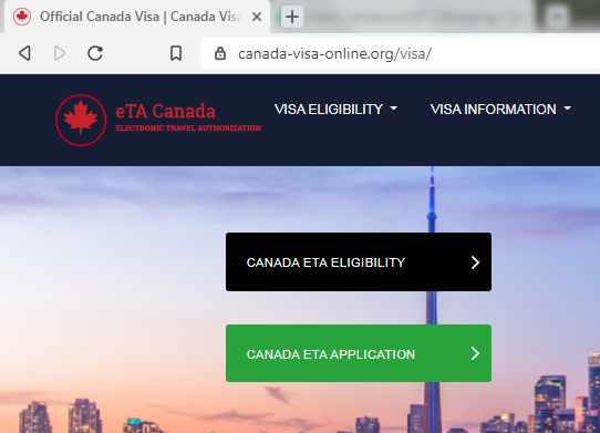 CANADA VISA Online Application Center  - WASHINGTON OFFICE