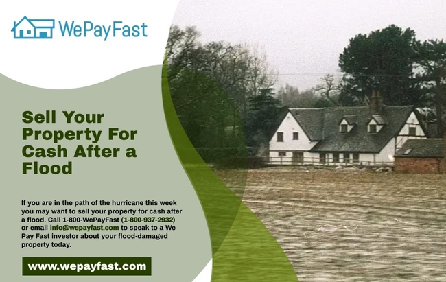 Sell Your Property For Cash After a Flood
