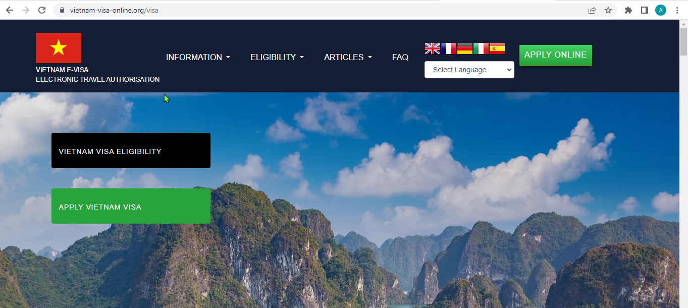 VIETNAMESE Official Vietnam Government Immigration Visa Application Online FOR BELGIANS 